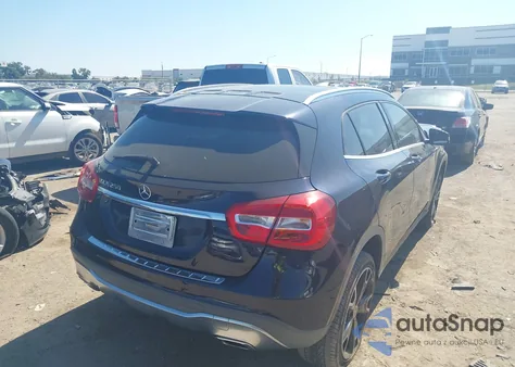 2018 Mercedes-Benz Gla 250 from USA, damaged, VIN WDCTG4EB3JJ396795
